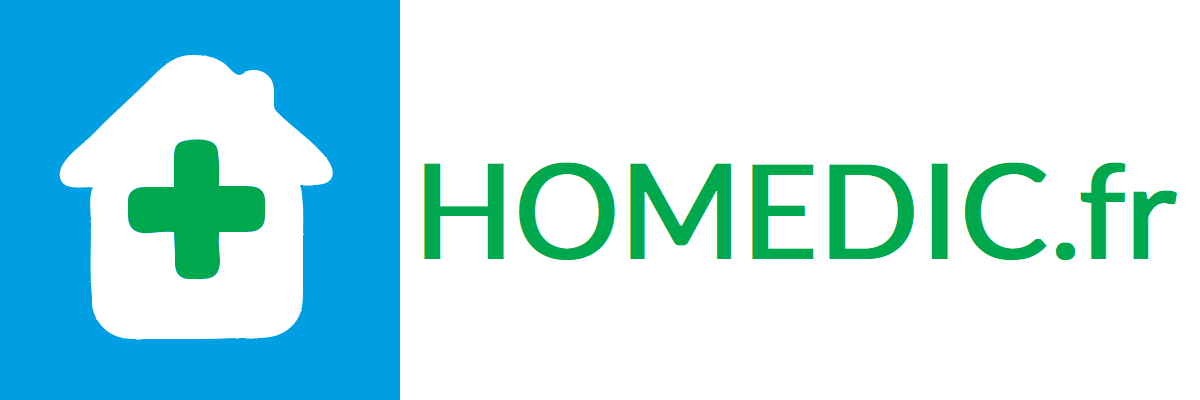 HOMEDIC.fr | Matériel Médical pour Particulier | Logo rectangle 400 x 1200