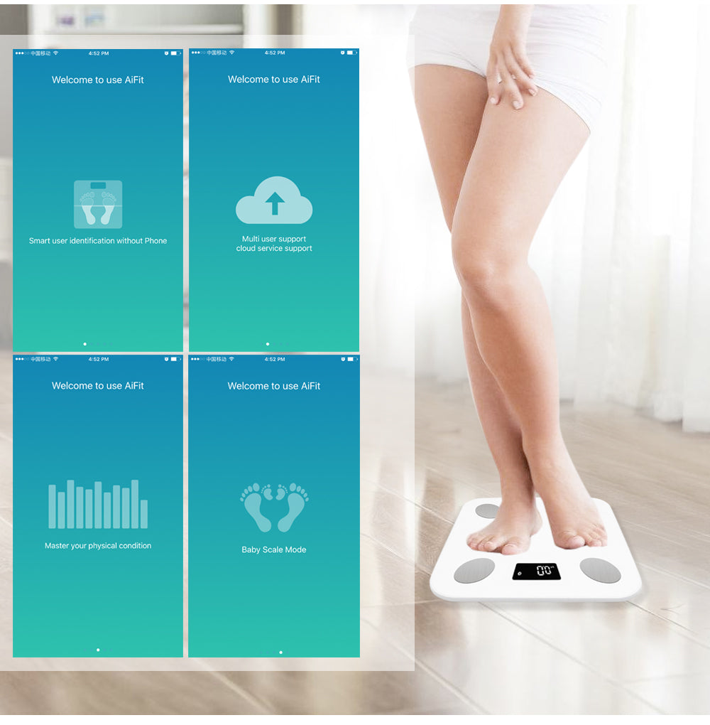 Balance Impédancemètre Connectée Bluetooth compatible AIFIT