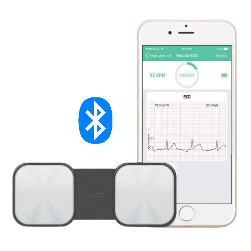 Appareil ECG Portable Connecté Bluetooth -