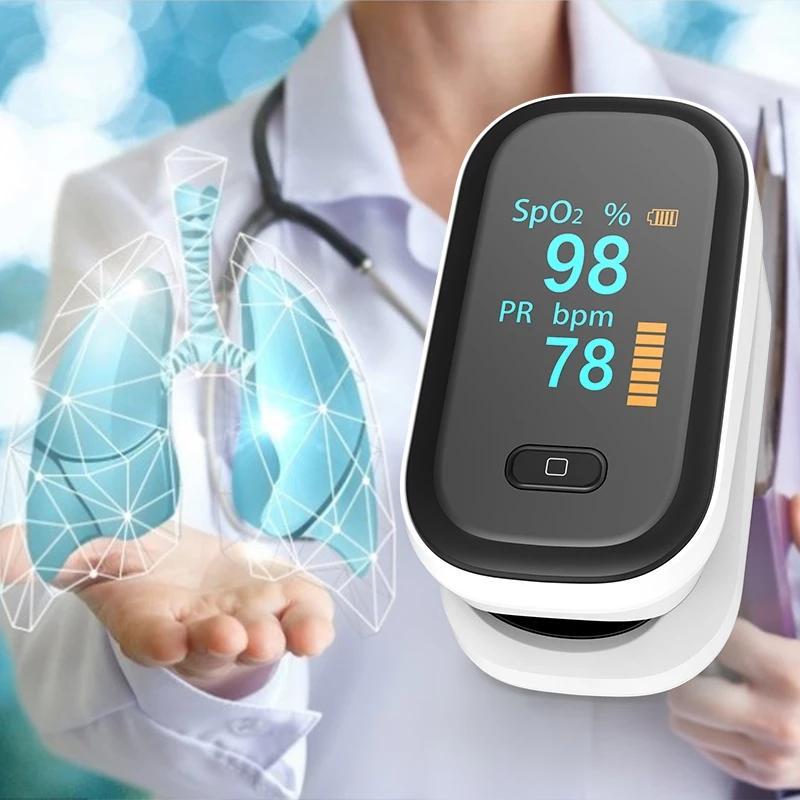 Oxymetre de doigt et Saturometre professionnel et médical FARMAQO  (précision clinique, Saturometre de pouls, Ecran OLED, oxygene, pouls,  SPO2, BPM, frequence cardiaque, application et bluetooth) : :  Hygiène et Santé